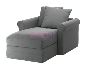 IKEA Grönlid Gri Uzanma Kolçaksız L Koltuk Kılıfı